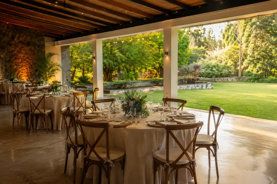 Imagen representativa de un salón y espacio recreativo